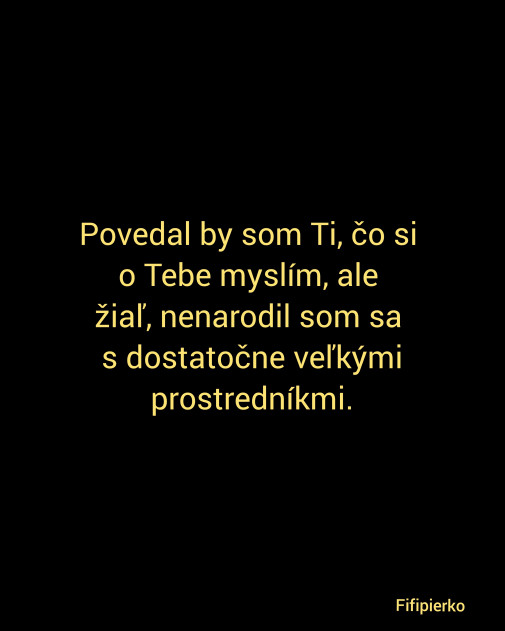 Povedal by som
